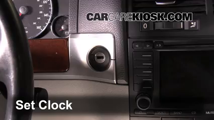 2006 Volkswagen Touareg 4.2L V8 Clock Set Clock